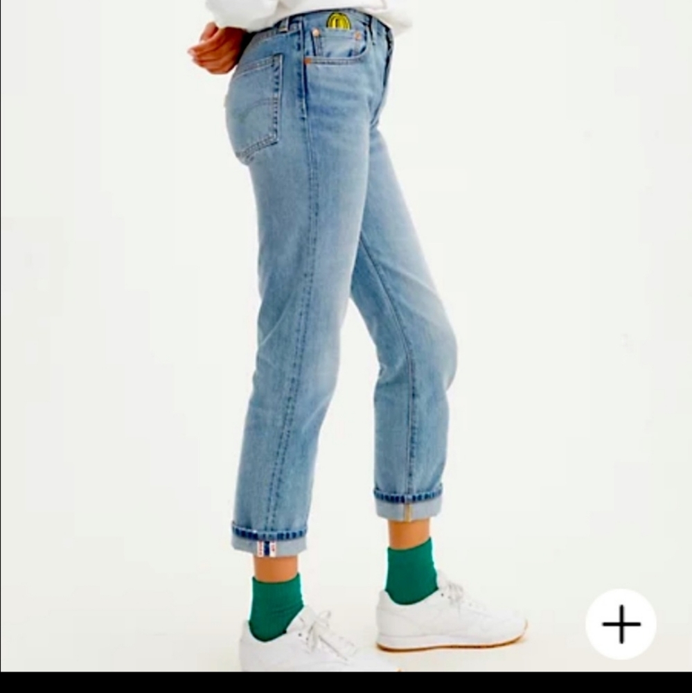 Levi's premium 501 x Super Mario button fly jeans.